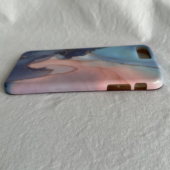 iPhone 7 Plus plastic marble print case - Picture 2 of 4